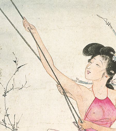 泰兴-胡也佛的仕女画和最知名的金瓶梅秘戏图